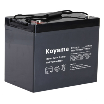 12V85ah-Deep Cycle Gel Battery pour télécommande et surveillance (DCG85-12)